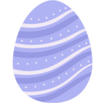 egg Purple waves wdots