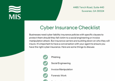 Cyber Insurance Checklist