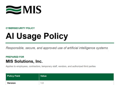 AI Usage Policy template