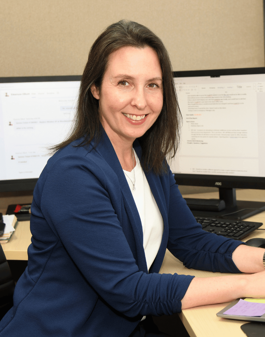 Kelly at Desk